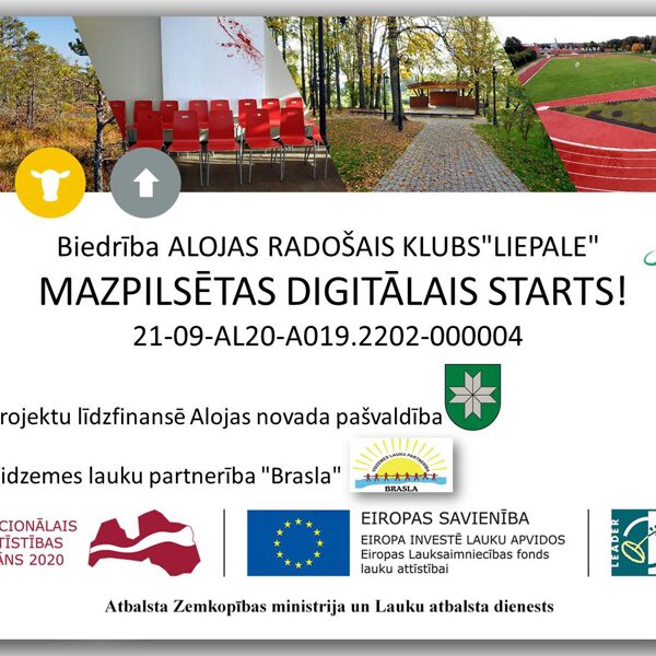 Projekts "Mazpilsētas digitālais starts"