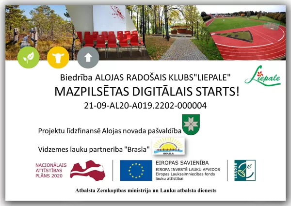 Projekts "Mazpilsētas digitālais starts"